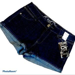 Women’s Dark Denim Shorts